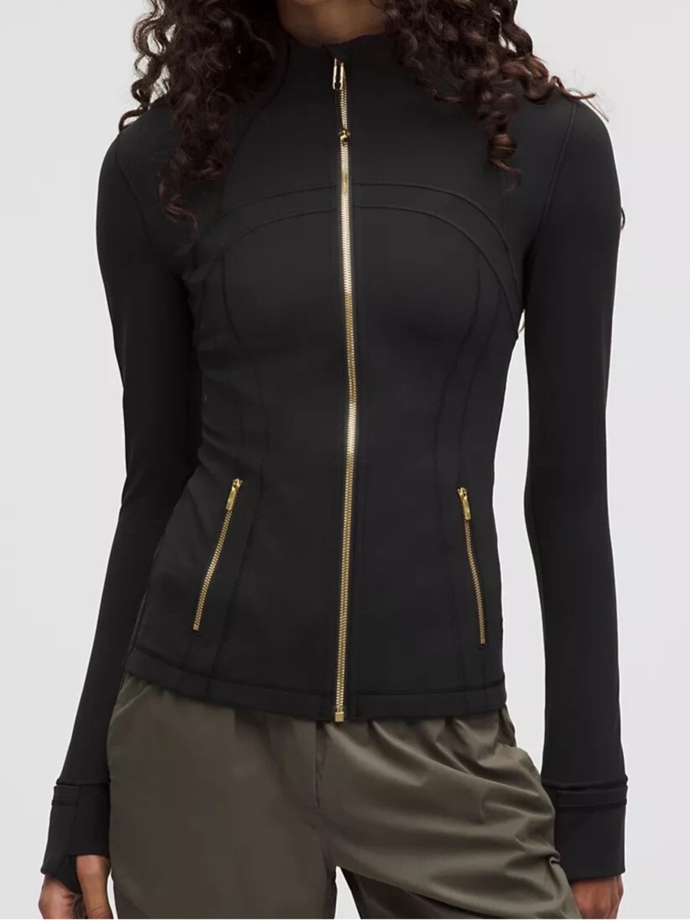 Lululemon Gold Zipper Define Jacket